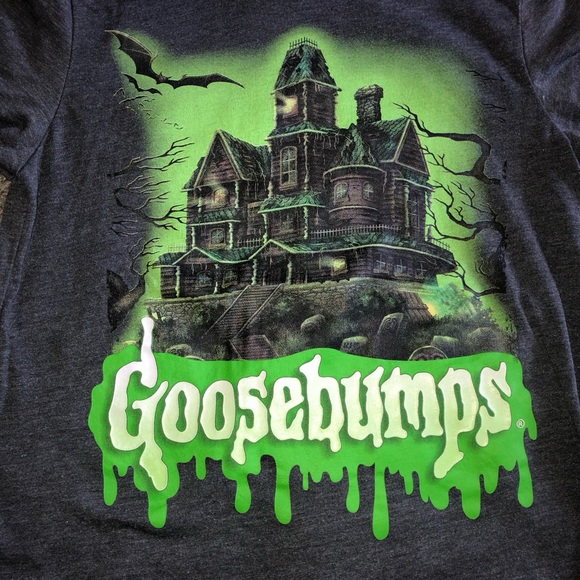 Boys Goosebumps Halloween Shirt, Size S - Picture 2 of 3